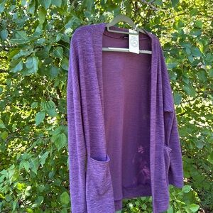 NWT "Floral Blooming "Open Front Cardigan